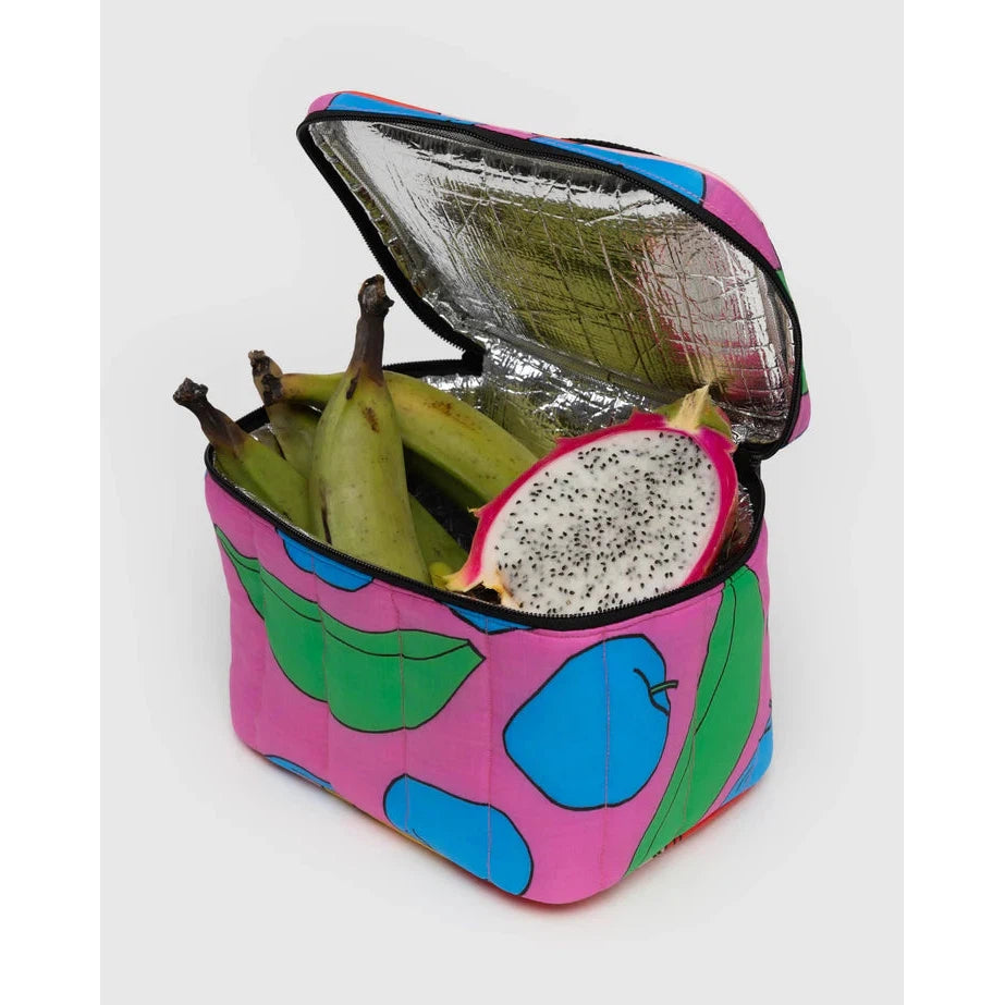 Baggu - Puffy Lunch Bag - Apples & Bananas-Baggu-Modern Rascals