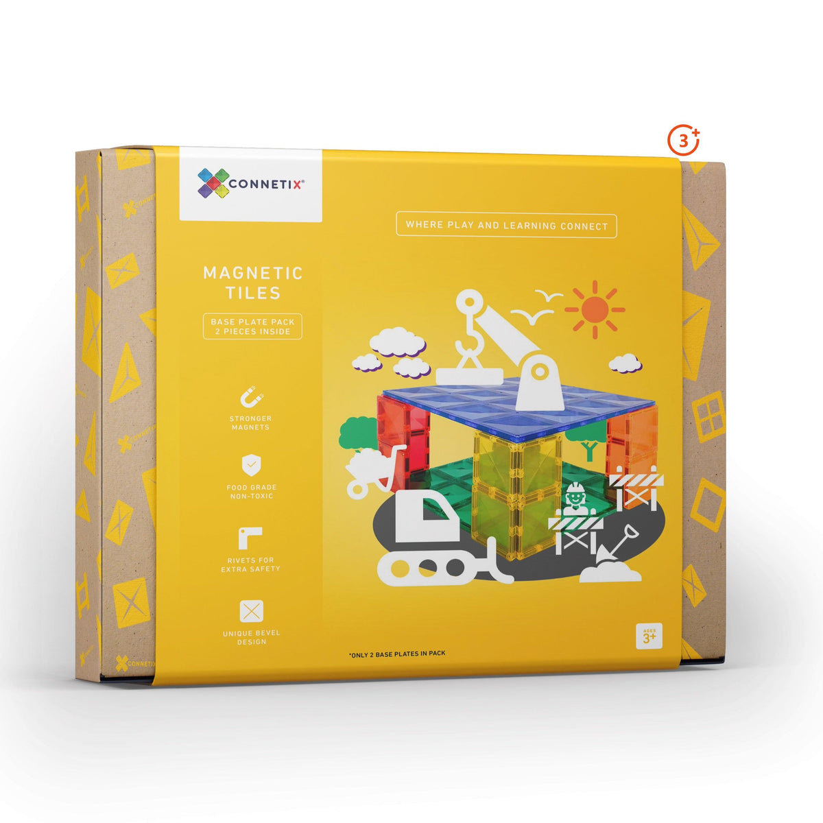 Base Plate Pack in Blue & Green - 2 Pieces-Connetix-Modern Rascals