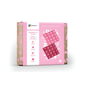 Base Plate Pack in Pink & Berry - 2 Pieces-Connetix-Modern Rascals