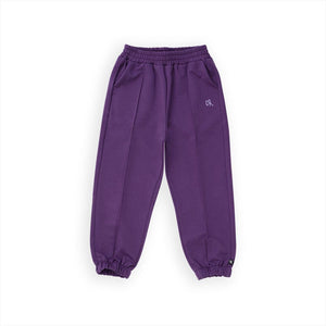 Basic Purple Joggers - 1 Left Size Fits Like 1-2 years-CARLIJNQ-Modern Rascals