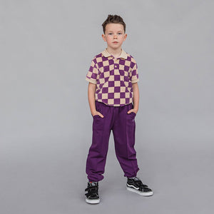 Basic Purple Joggers - 2 Left Size Fits Like 1-2 & 10-12 years-CARLIJNQ-Modern Rascals
