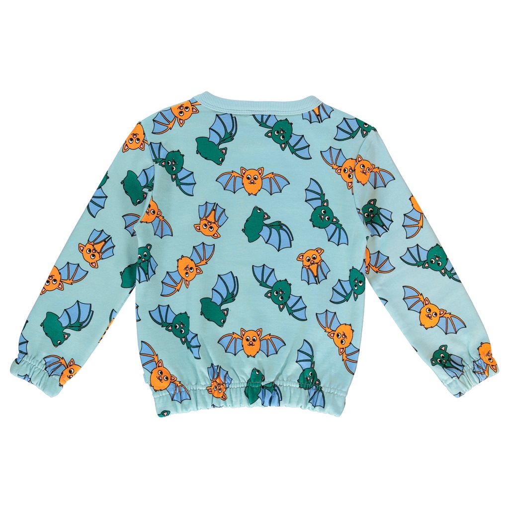 Bat Sweatshirt in Stratosphere - 1 Left Size 3-4 years-Smafolk-Modern Rascals