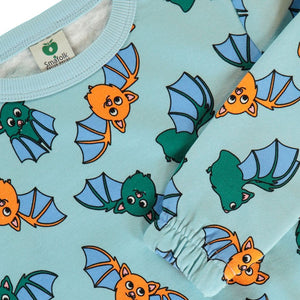 Bat Sweatshirt in Stratosphere - 1 Left Size 3-4 years-Smafolk-Modern Rascals