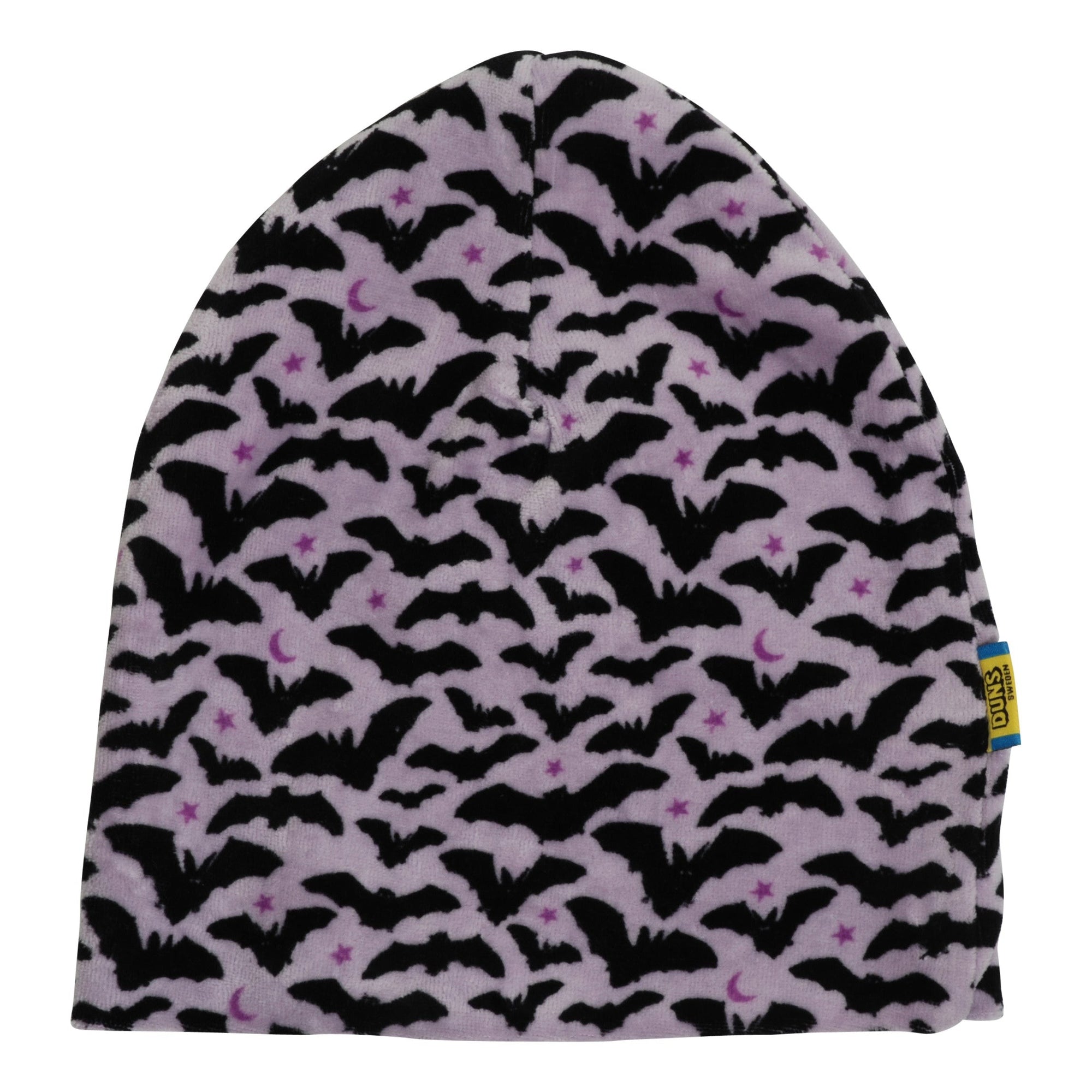 Bats Velour Double Layer Hat - Amethyst - 1 Left Size 4-6 years-Duns Sweden-Modern Rascals