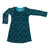 Bats Velour Long Sleeve Dress - Blue - 1 Left Size 1-2 years-Duns Sweden-Modern Rascals