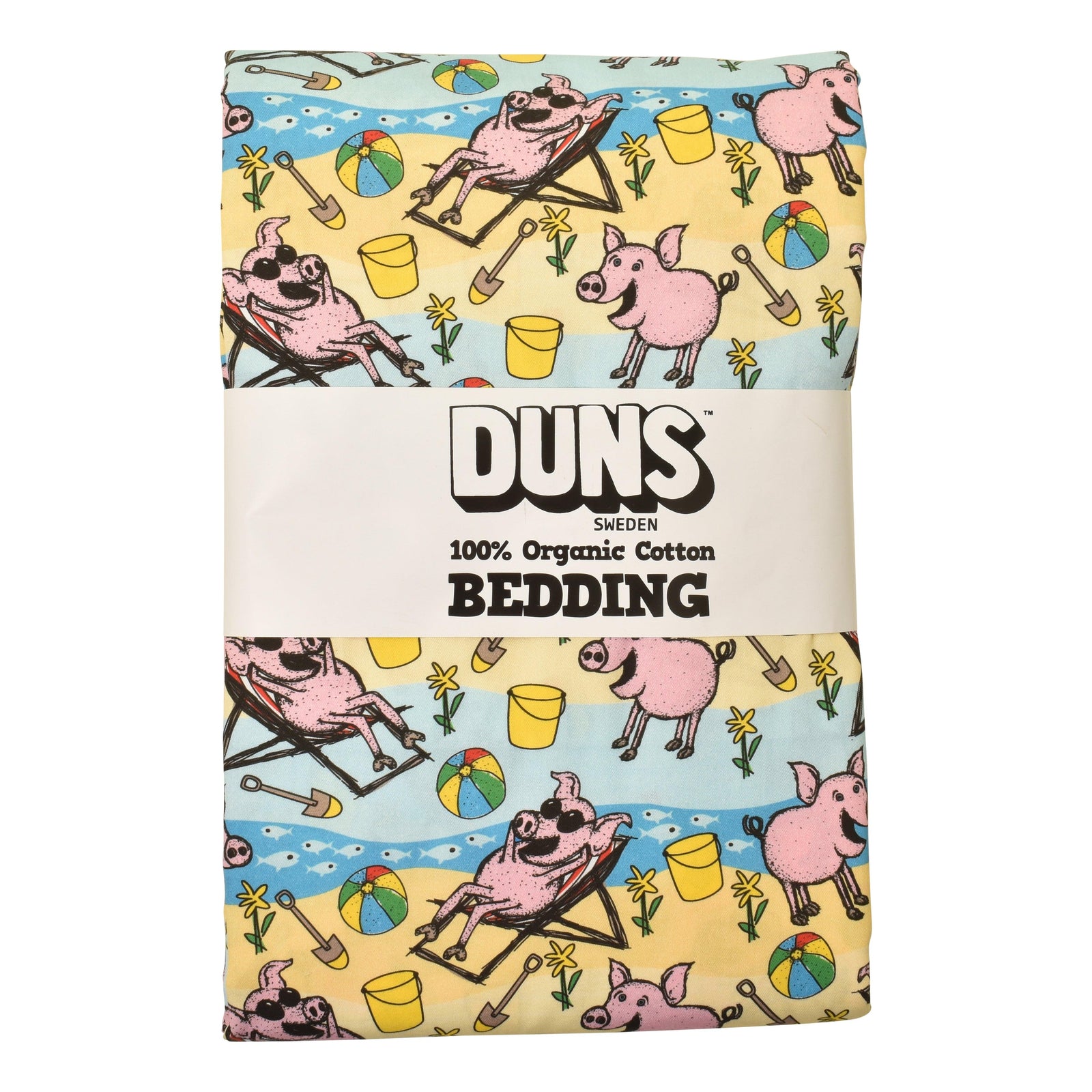 Beach Pig Bedding - Duvet Cover & Pillow Case-Duns Sweden-Modern Rascals