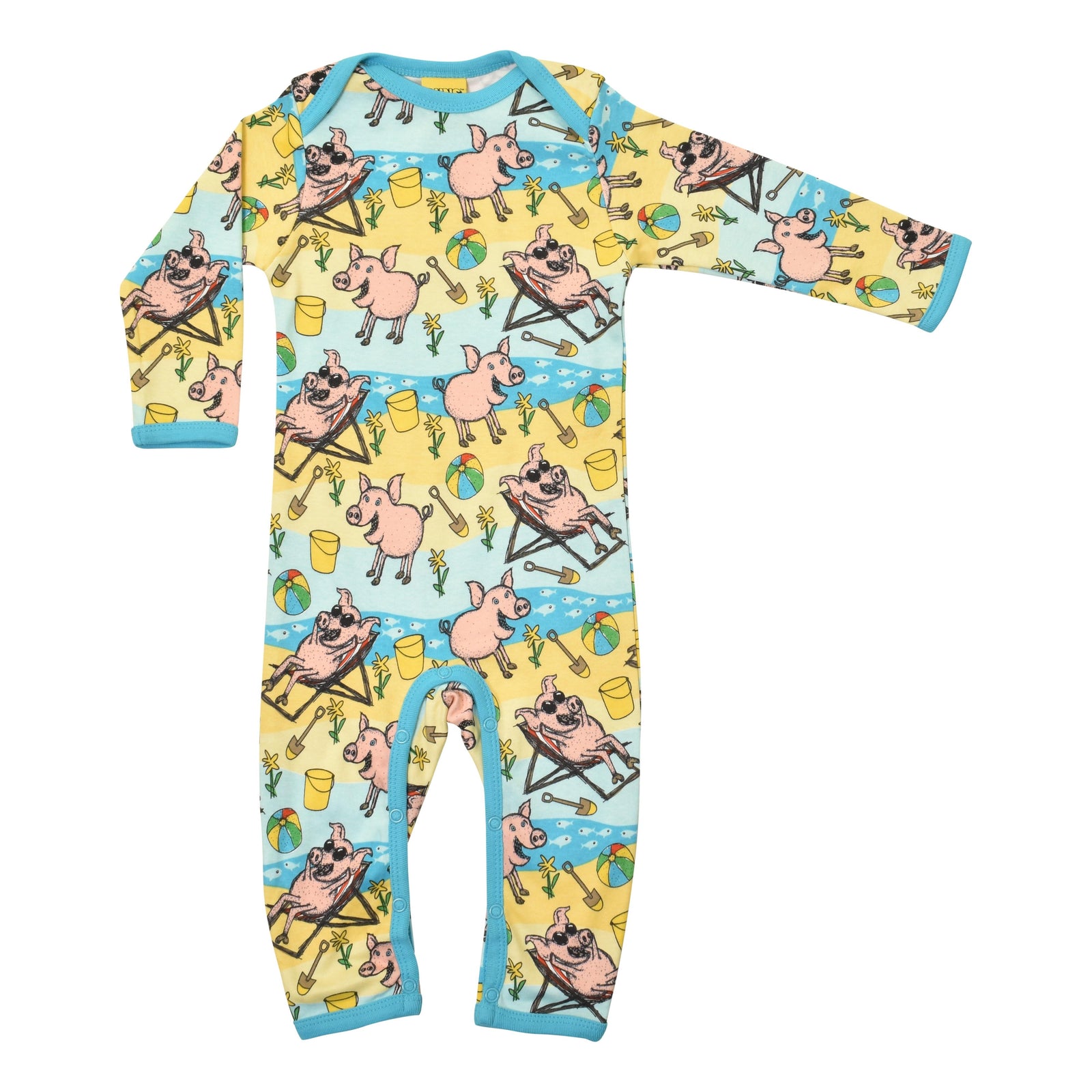 Beach Pig Long Sleeve Long Legged Suit-Duns Sweden-Modern Rascals
