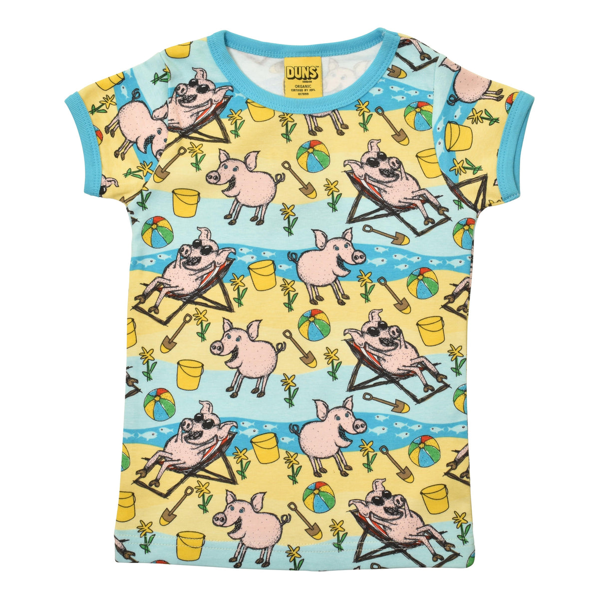Beach Pig Short Sleeve Shirt-Duns Sweden-Modern Rascals