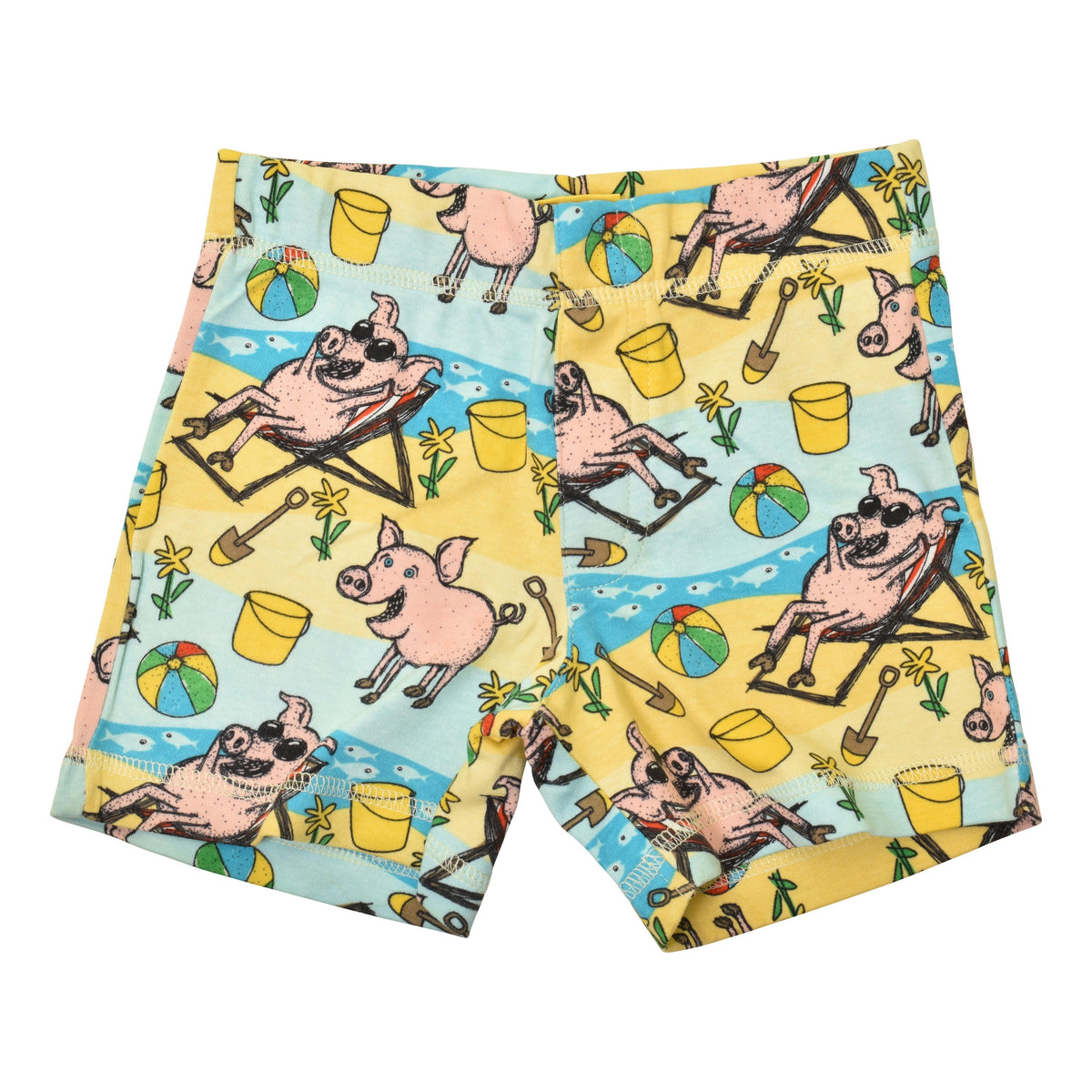 Beach Pig Shorts - 1 Left Size 8-10 years-Duns Sweden-Modern Rascals