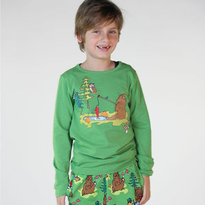 Bear Long Sleeve Shirt - 2 Left Size 2-3 & 5-6 years-Smafolk-Modern Rascals