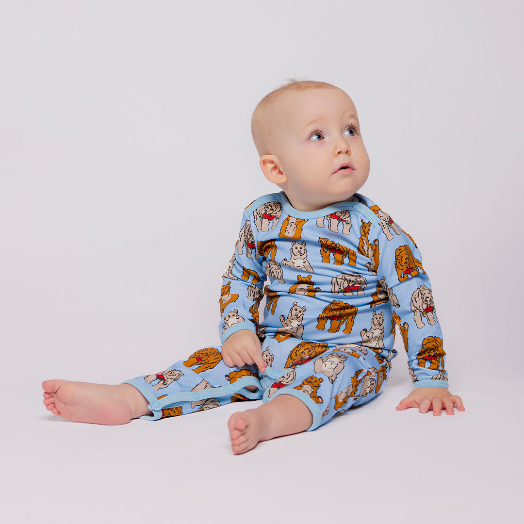 Bears Long Sleeve Long Legged Suit-Smafolk-Modern Rascals