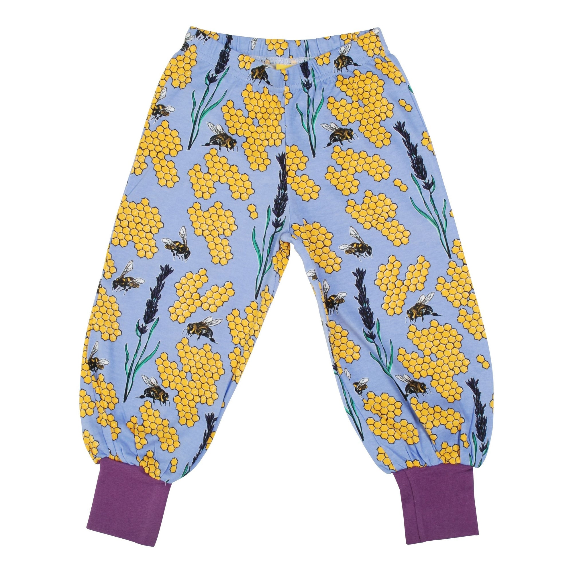 Bee - Grape Baggy Pants - 2 Left Size 10-12 & 12-14 years-Duns Sweden-Modern Rascals