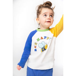 Bee Happy Tamar Raglan Top-Frugi-Modern Rascals