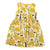 Bee - Yellow Sleeveless Dress With Gathered Skirt - 1 Left Size 12-13 years-Duns Sweden-Modern Rascals