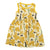 Bee - Yellow Sleeveless Dress With Gathered Skirt - 2 Left Size 10-11 & 12-13 years-Duns Sweden-Modern Rascals