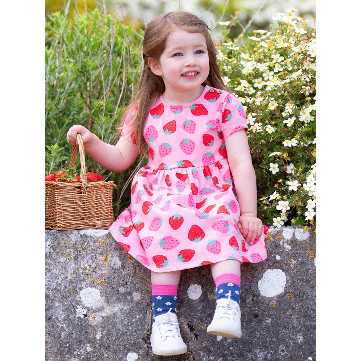 Berry Brave Short Sleeve Dress-Kite-Modern Rascals