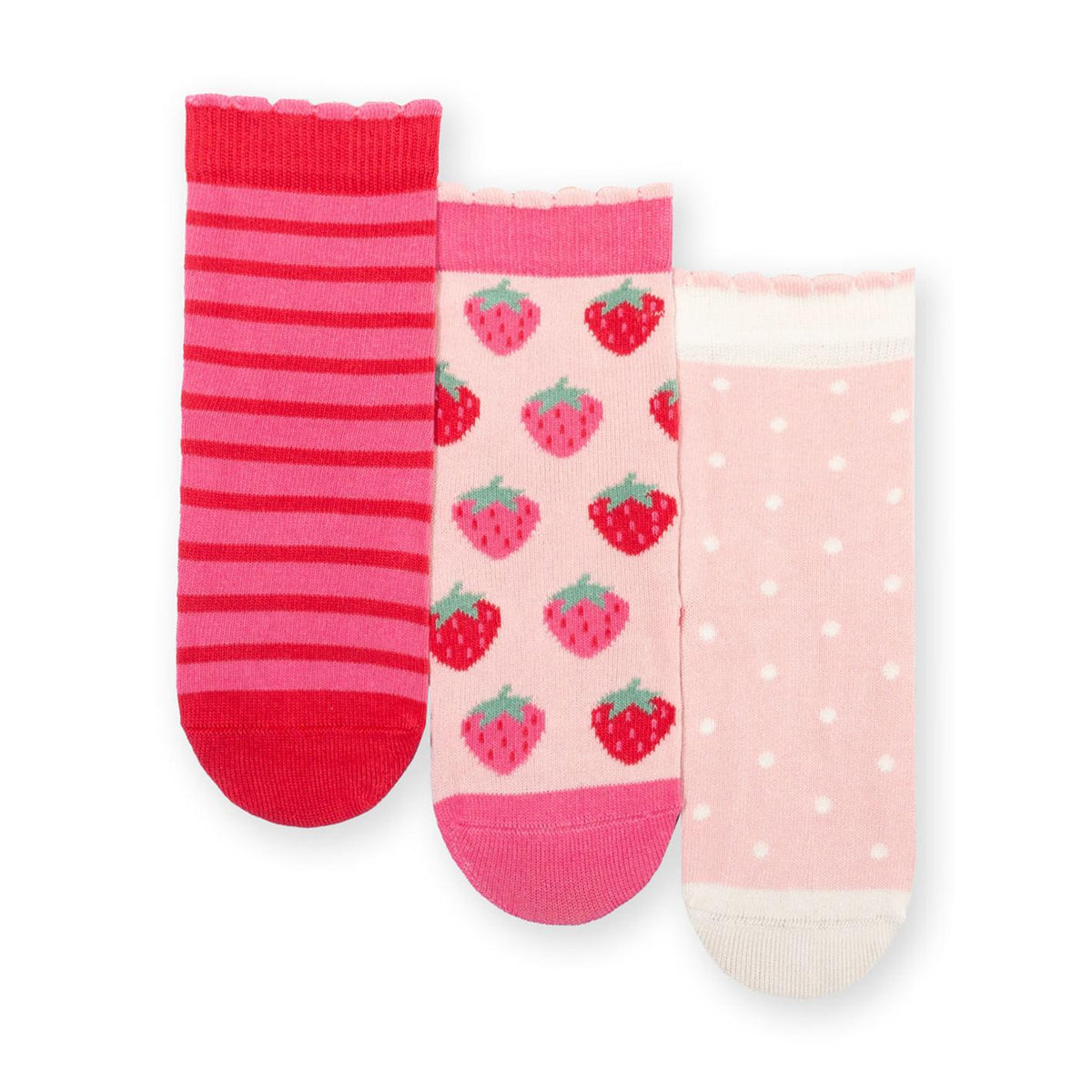 Berry Brave Socks - 3 Pack - 2 Left Size 5-7 & 11+ years-Kite-Modern Rascals
