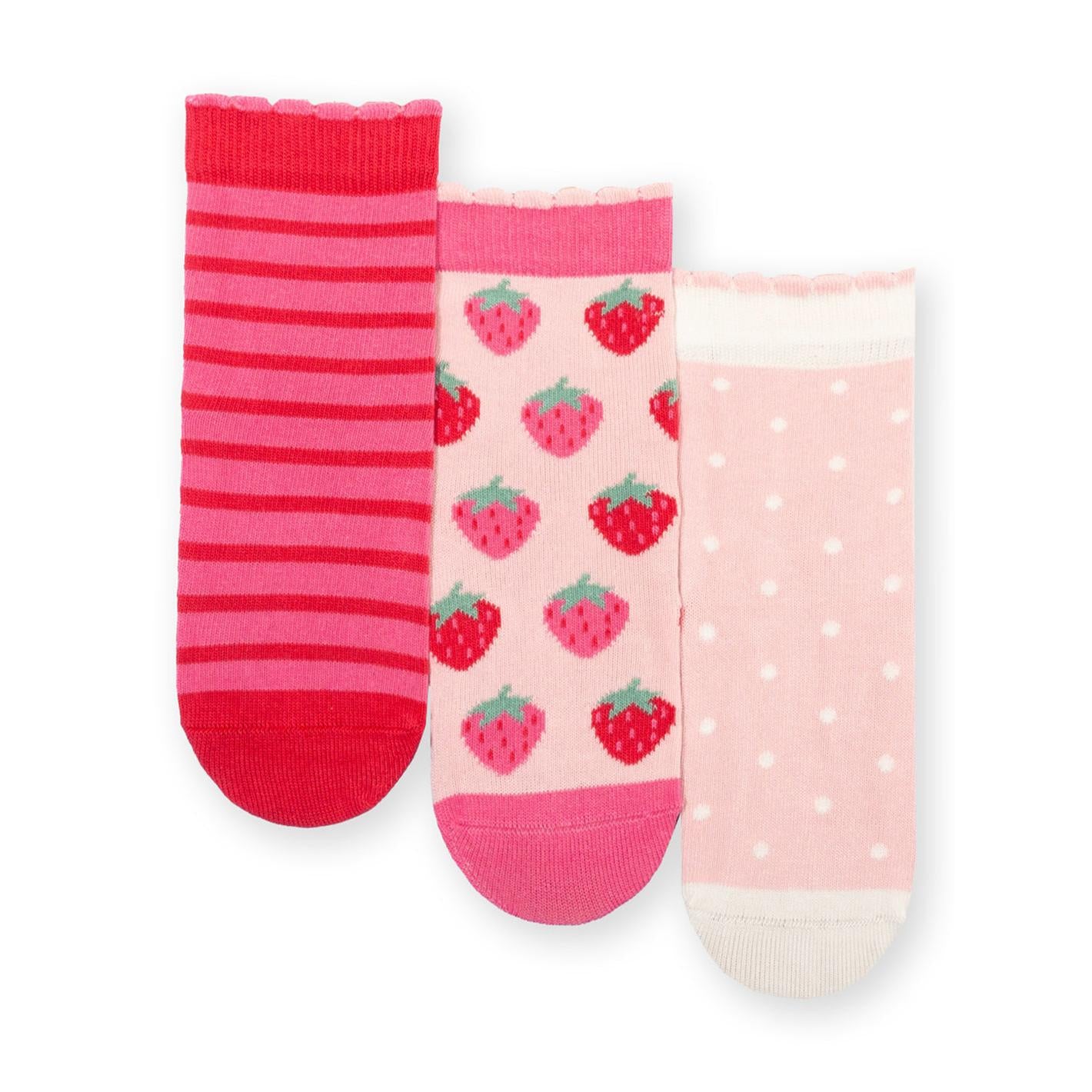 Berry Brave Socks - 3 Pack-Kite-Modern Rascals