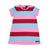 Berry Multi Stripe Short Sleeve Dress - 2 Left Size 9-10 & 10-11 years-Villervalla-Modern Rascals