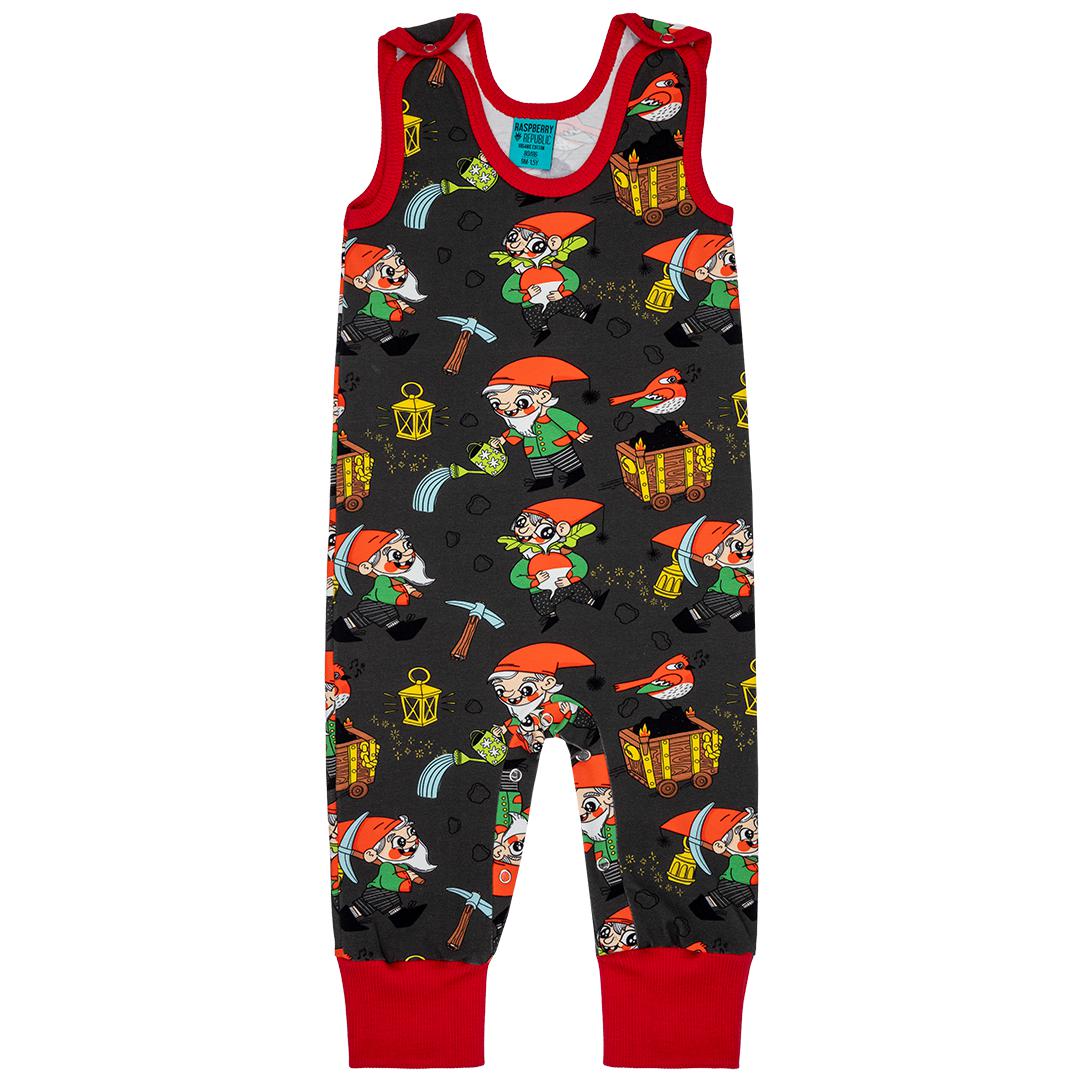 Best Gnomies Dungarees - 2 Left Size 6-9 months & 3-5 years-Raspberry Republic-Modern Rascals