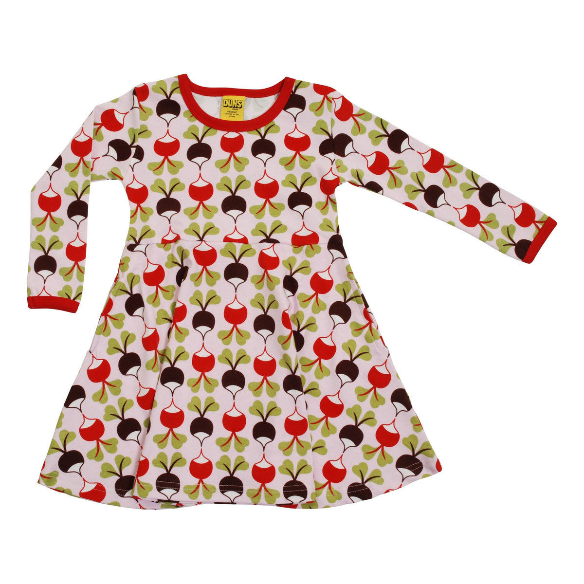 Big Radish - Cradle Pink Long Sleeve Skater Dress - 1 Left Size 9-10 years-Duns Sweden-Modern Rascals