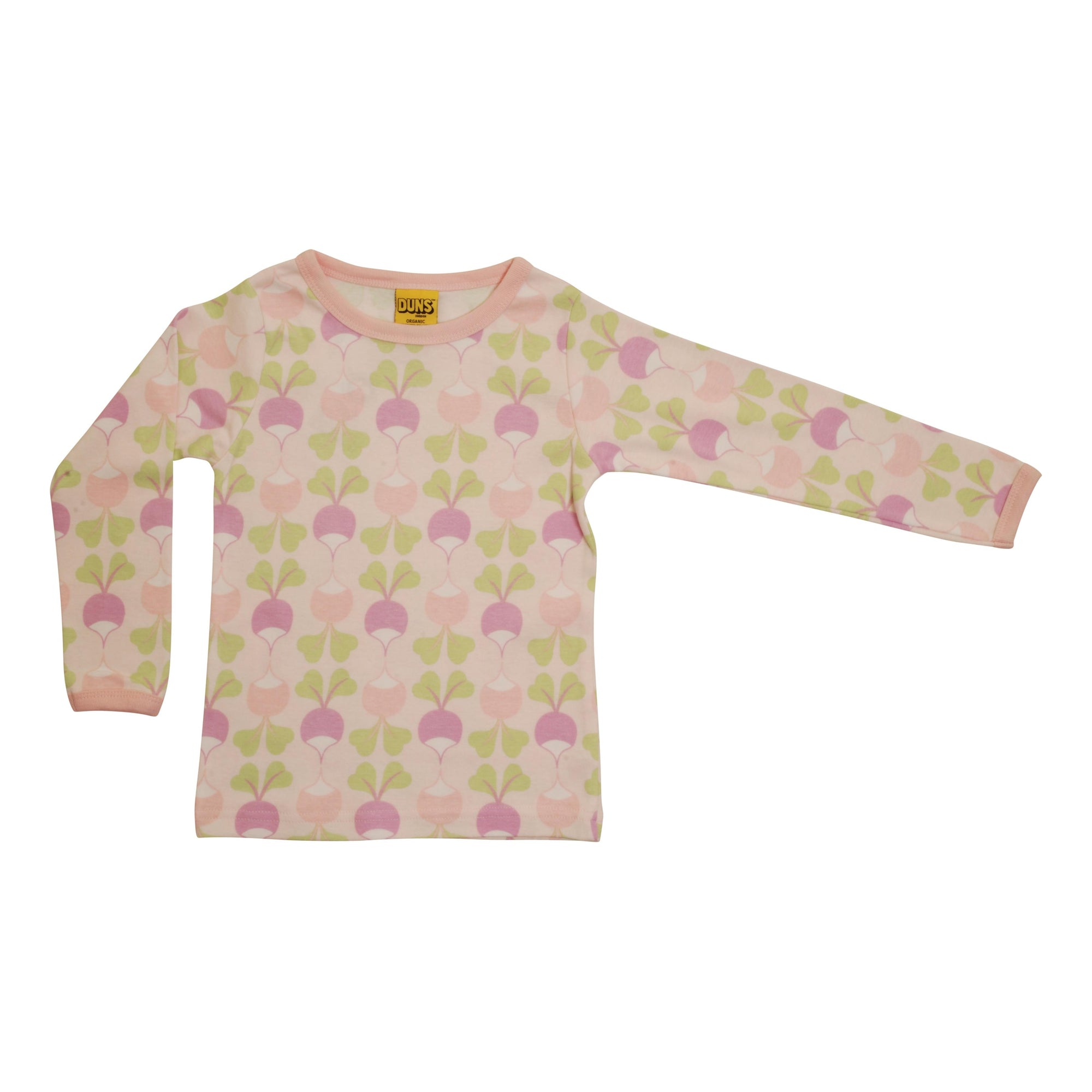Big Radish - Petal Pink Long Sleeve Shirt - 1 Left Size 3-4 years-Duns Sweden-Modern Rascals