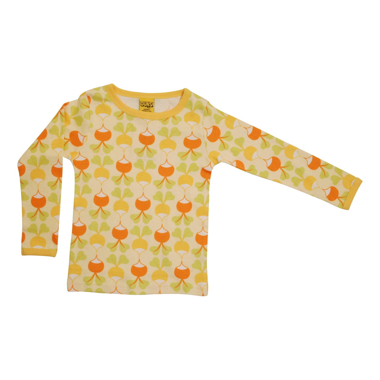Big Radish - Yellow Long Sleeve Shirt - 1 Left Size 18-24 months-Duns Sweden-Modern Rascals