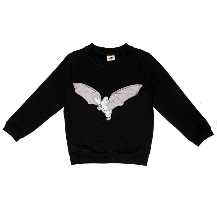 Black Bats - Glow in the Dark Long Sleeve Shirt-Mullido-Modern Rascals
