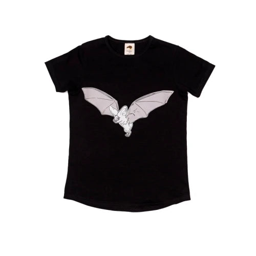 Black Bats - Glow in the Dark Short Sleeve Shirt - 1 Left Size 2-4 years-Mullido-Modern Rascals