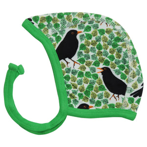 Black Bird - Green Baby Hat - 1 Left Size 42cm-Duns Sweden-Modern Rascals