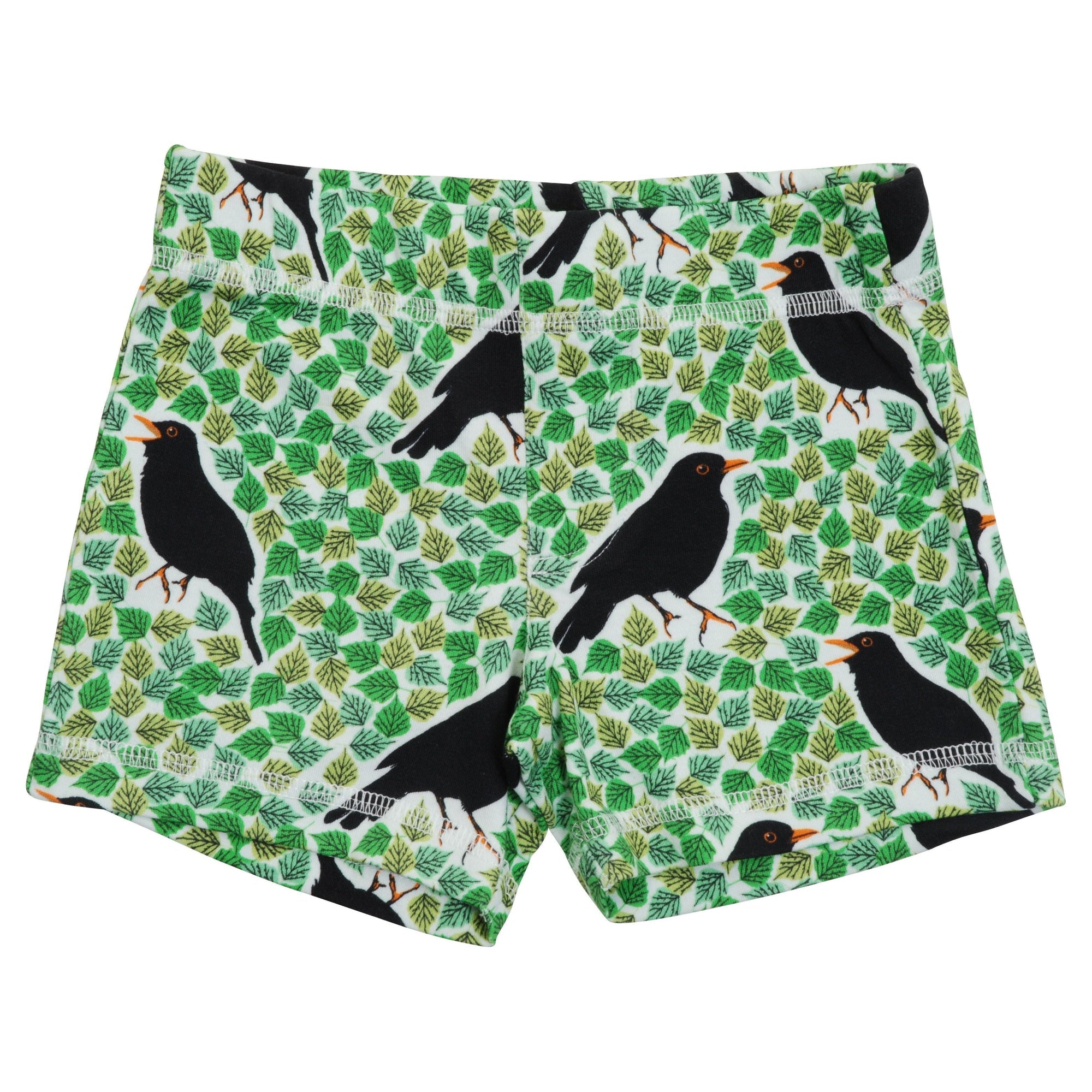 Black Bird - Green Shorts - 1 Left Size 10-12 years-Duns Sweden-Modern Rascals