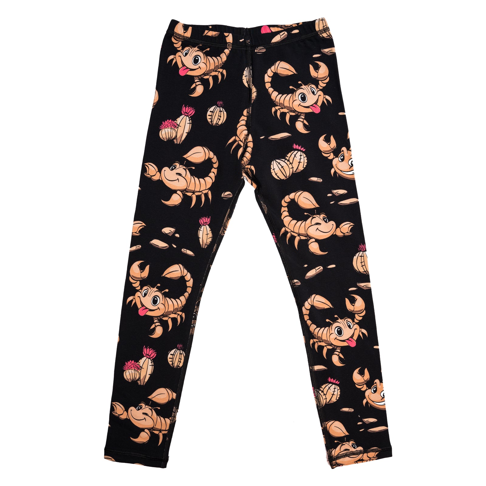 Black Scorpions Leggings - 1 Left Size 8-10 years-Mullido-Modern Rascals