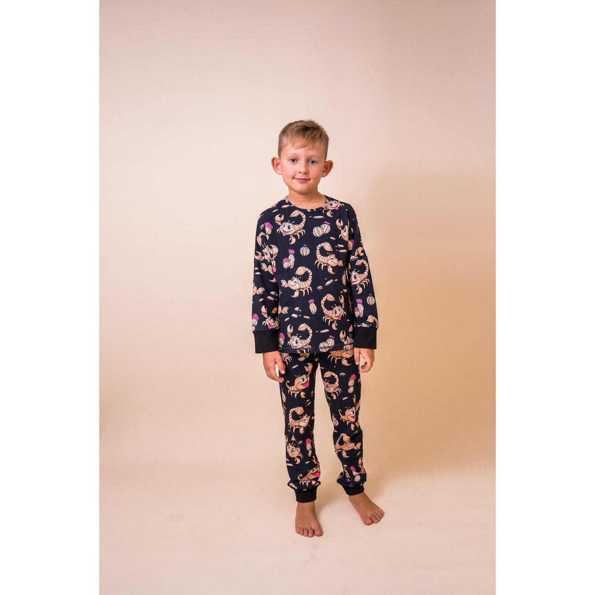 Black Scorpions Pyjamas - 1 Left Size 6-8 years-Mullido-Modern Rascals