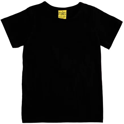 Black Short Sleeve Shirt - 2 Left Size 6-12 months-More Than A Fling-Modern Rascals