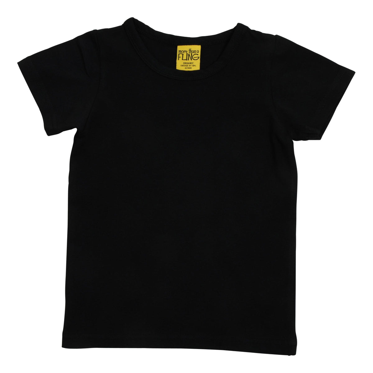 Black Short Sleeve Shirt - 2 Left Size 6-8 & 10-12 years-More Than A Fling-Modern Rascals