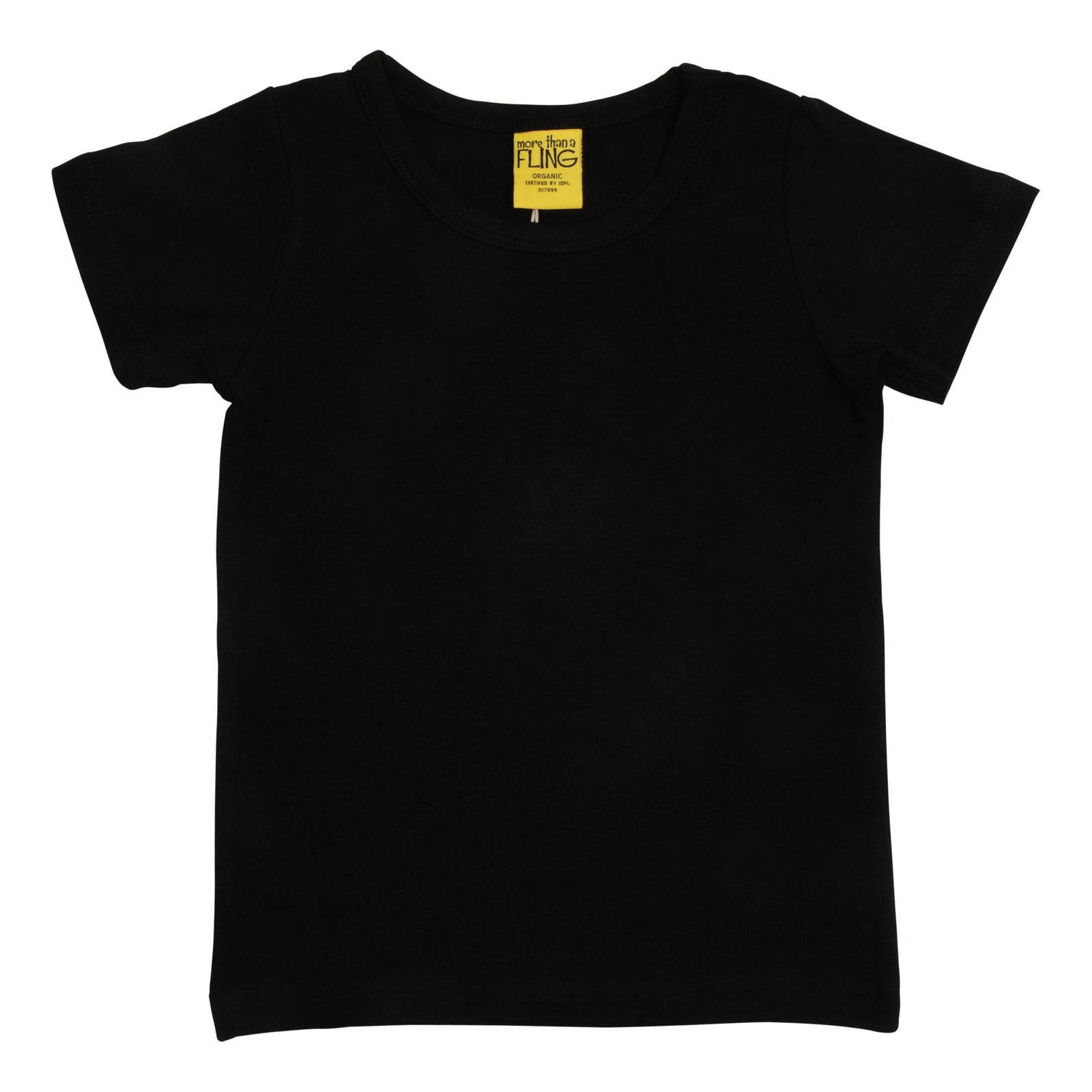 Black Short Sleeve Shirt - 2 Left Size 8-10 & 10-12 years-More Than A Fling-Modern Rascals