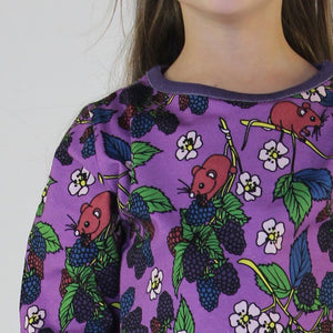 Blackberries Long Sleeve Shirt-Smafolk-Modern Rascals