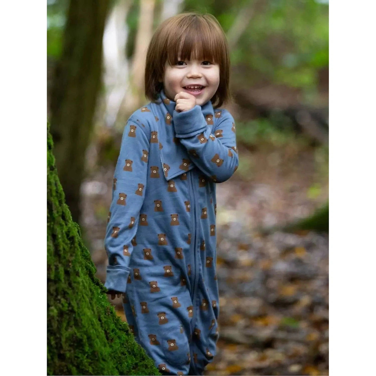 Blue Bear Adaptive 2-Way Zip Suit - 1 Left Size 5-6 years-Little Green Radicals-Modern Rascals