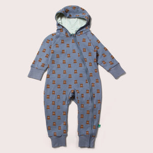 Blue Bear Adaptive Reversible Hooded Snug As A Bug Suit - 2 Left Size 3-4 & 5-6 years-Little Green Radicals-Modern Rascals