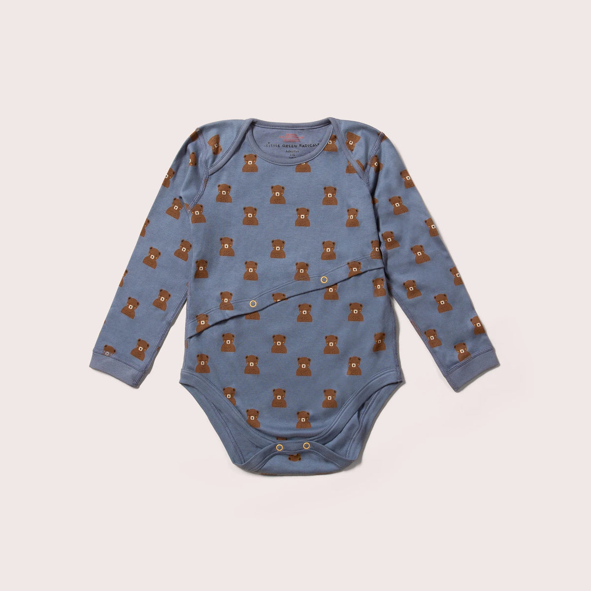 Blue Bear Easy Feeding Adaptive Long Sleeve Onesie - 2 Left Size 3-4 & 6-7 years-Little Green Radicals-Modern Rascals