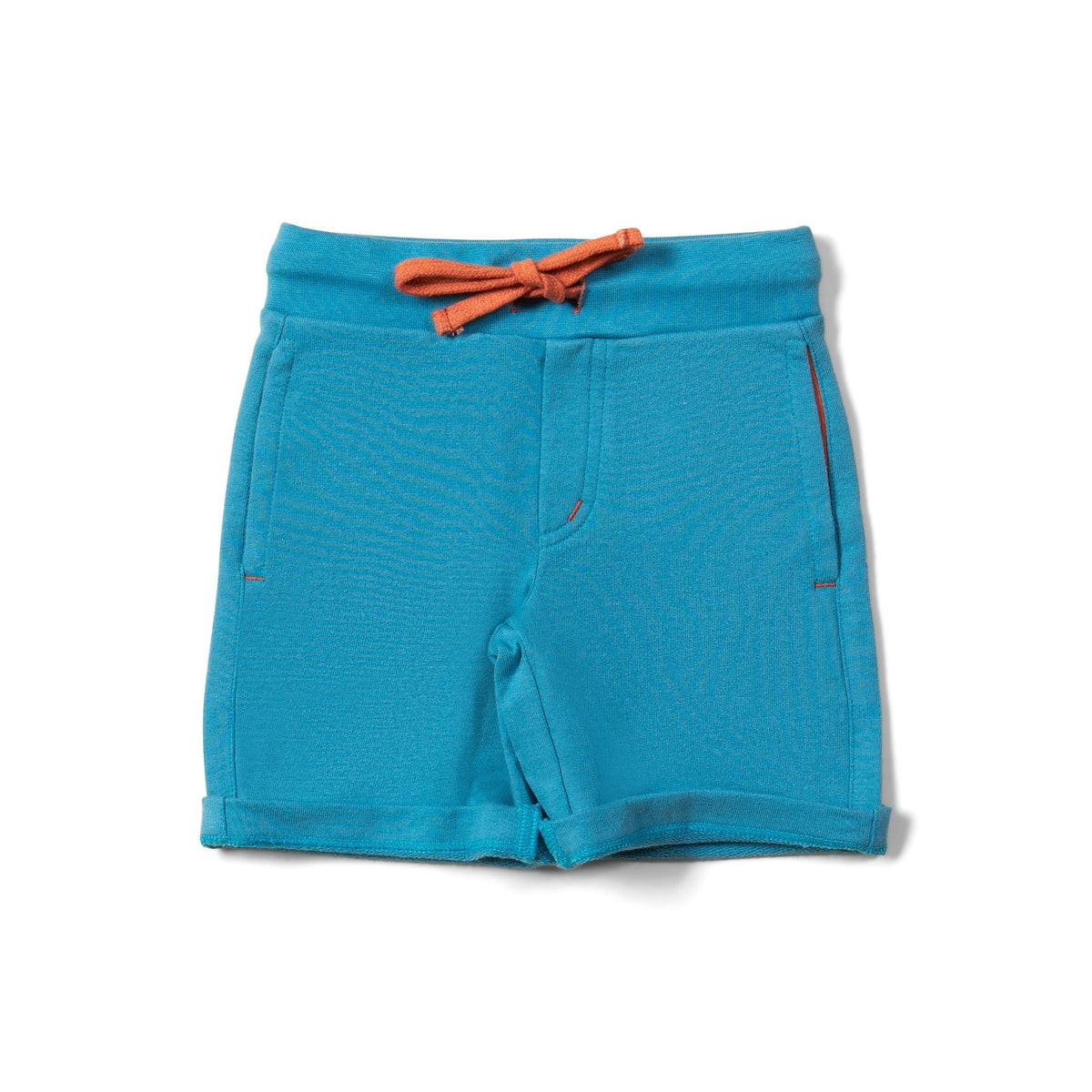 Blue Marl Comfy Jogger Shorts - 2 Left Size 3-4 years-Little Green Radicals-Modern Rascals