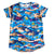 Blue Octopuses Short Sleeve Shirt-Mullido-Modern Rascals