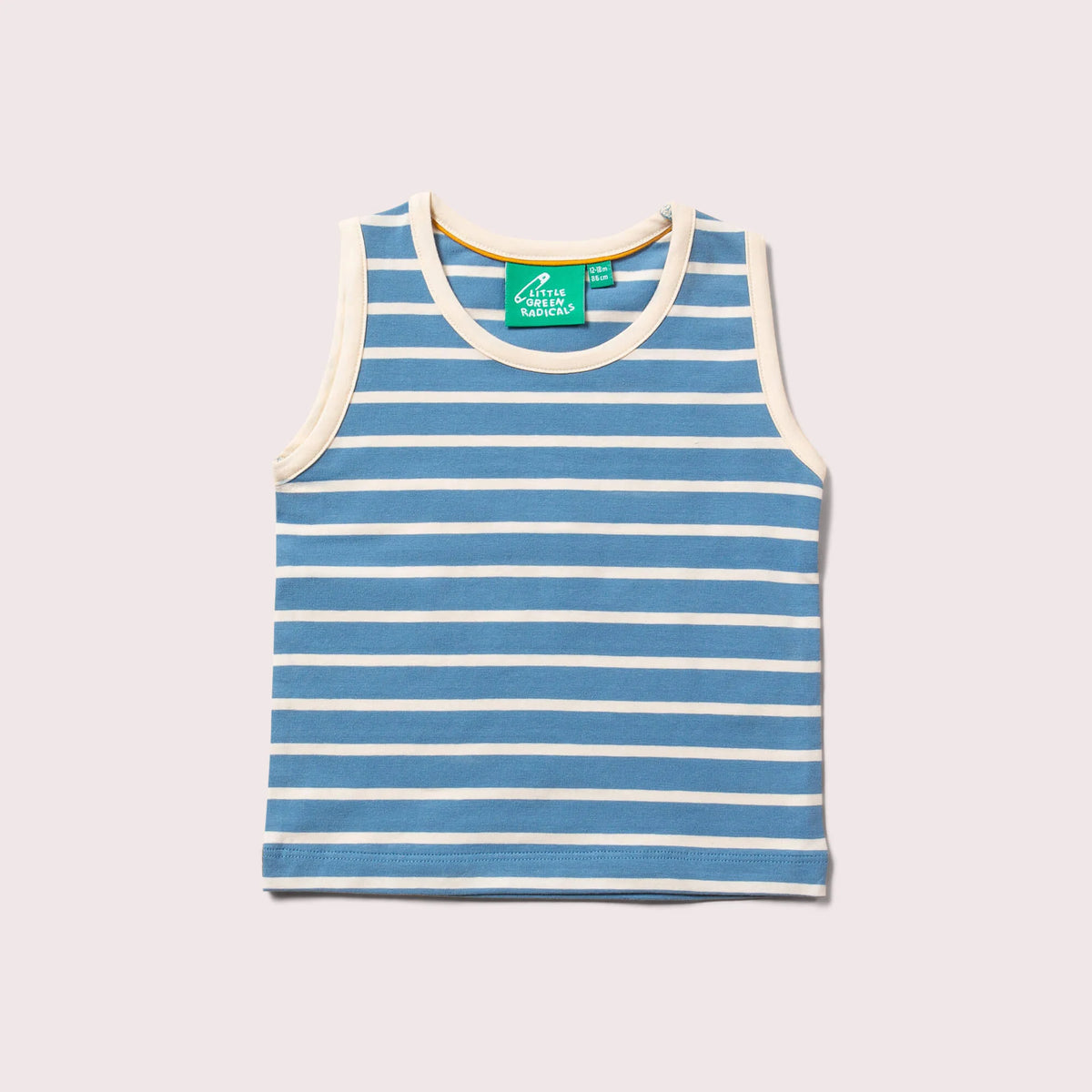 Blue Organic Tank Top Set - 3 Pack - 1 Left Size 4-5 years-Little Green Radicals-Modern Rascals