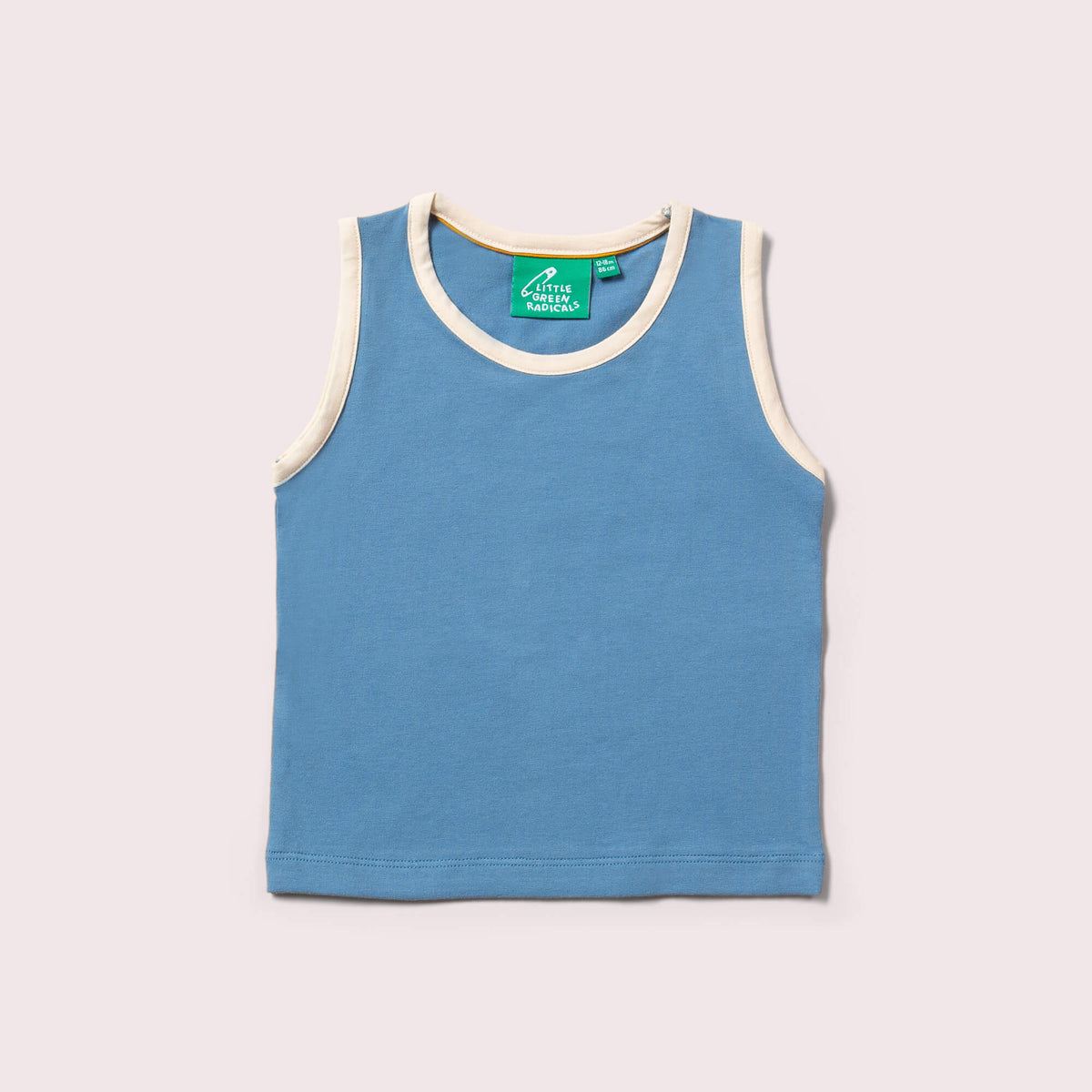 Blue Organic Tank Top Set - 3 Pack - 1 Left Size 4-5 years-Little Green Radicals-Modern Rascals