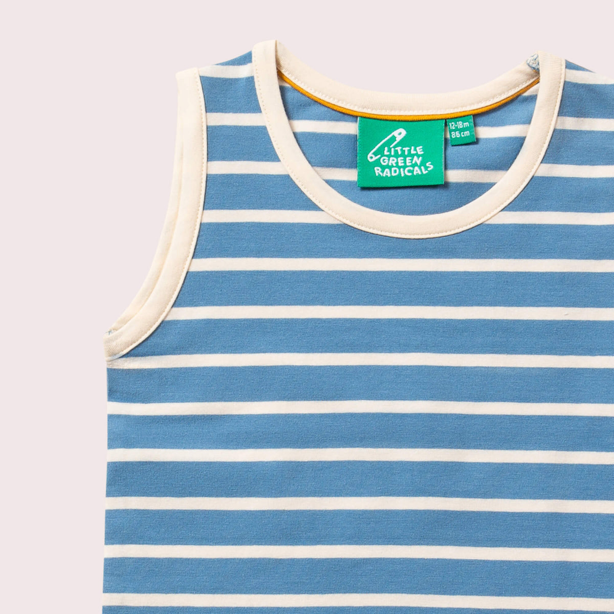 Blue Organic Tank Top Set - 3 Pack - 1 Left Size 4-5 years-Little Green Radicals-Modern Rascals