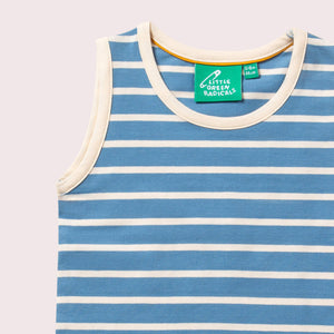 Blue Organic Tank Top Set - 3 Pack - 1 Left Size 4-5 years-Little Green Radicals-Modern Rascals