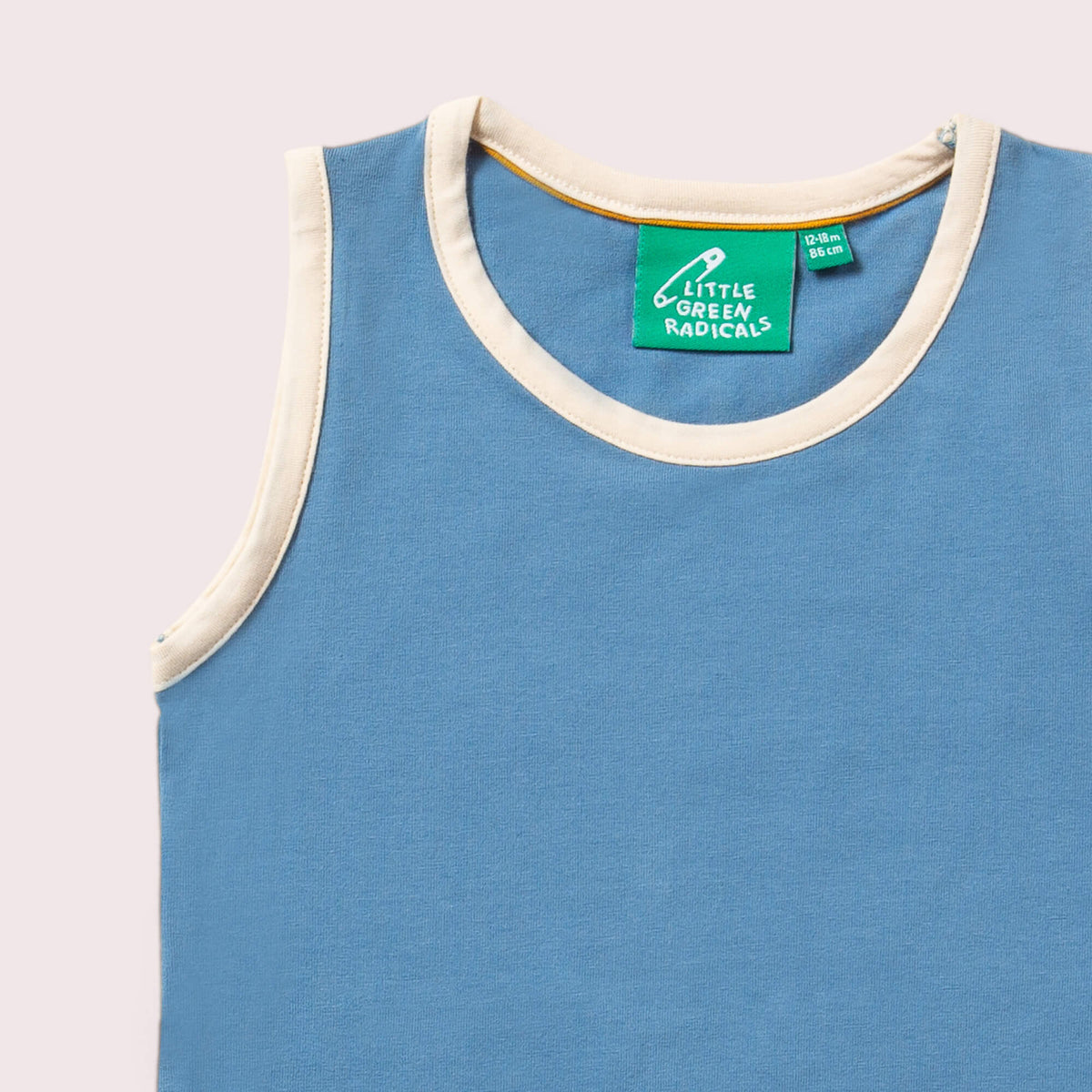 Blue Organic Tank Top Set - 3 Pack - 1 Left Size 4-5 years-Little Green Radicals-Modern Rascals