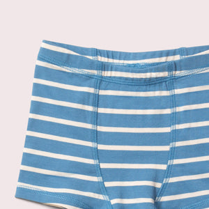 Blue Organic Underwear Set - 3 Pack - 1 Left Size 3-4 years-Little Green Radicals-Modern Rascals