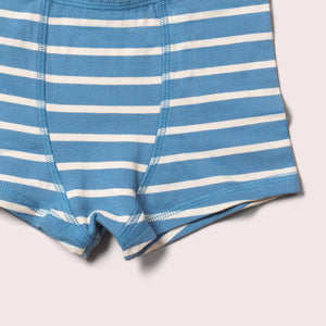 Blue Organic Underwear Set - 3 Pack - 1 Left Size 3-4 years-Little Green Radicals-Modern Rascals