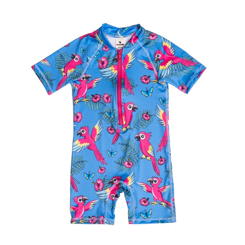 Blue Parrot Swimsuit - 2 Left Size 2-4 & 6-8 years-Mullido-Modern Rascals